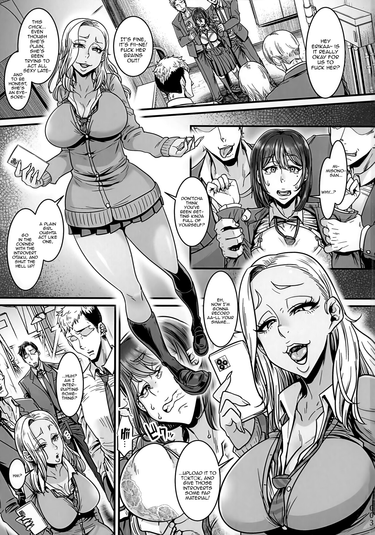 Hentai Manga Comic-The Old Man Striving To Change The World VS The Spoiled Highschool Bully Gyaru-Read-2